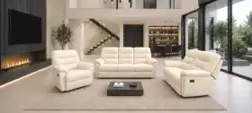 meble skórzane 3+2+1 elegancka skóra