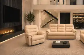 meble skórzane 3+1 elegancja