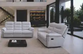 zestaw skórzany 3+2 relax komfort