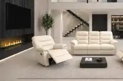 meble skórzane 3+1 elegancka skóra k105 Sycylia II