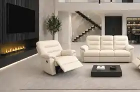 meble skórzane 3+1 elegancka skóra