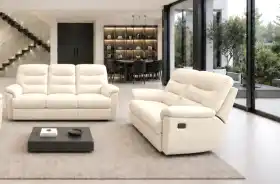 meble skórzane 3+2 elegancka skóra