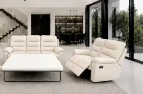meble skórzane 3+2 elegancka skóra