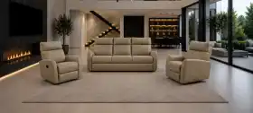 meble skórzane 3+1+1