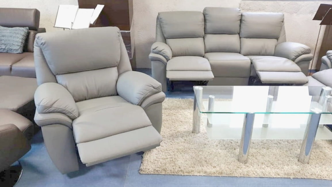 meble ze skóry naturalnej 3+1+1 relax k230 Kalifornia