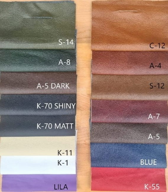 Skóra meblowa - włoska Chesterfield kolorystyka 1m2
