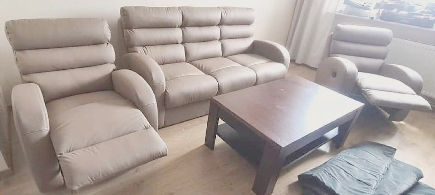 Meble ze skóry 3+1+1 Comfort z funkcją Relaks K222