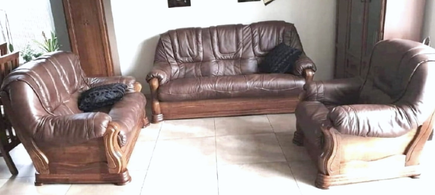 Meble skorzane 3+2+1 Lile luksusowa skóra naturalna K453