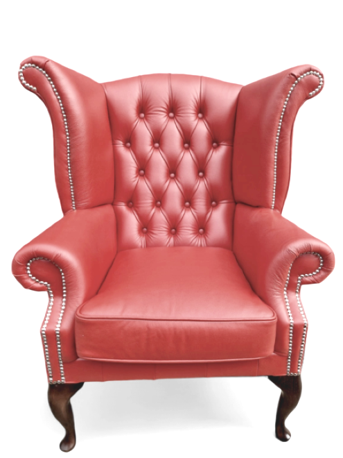 Chesterfield meble fotel skóra Elizabeth skóra włoska K55